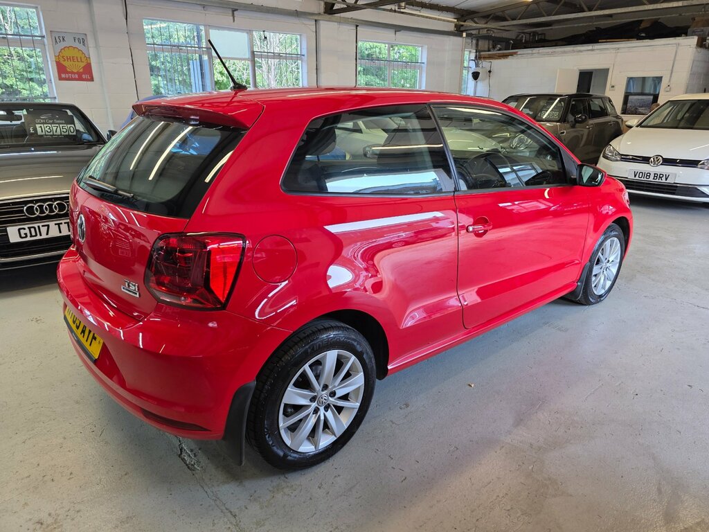 Volkswagen Polo 1.2 Tsi Bluemotion Tech Se Hatchback Ma Red #5