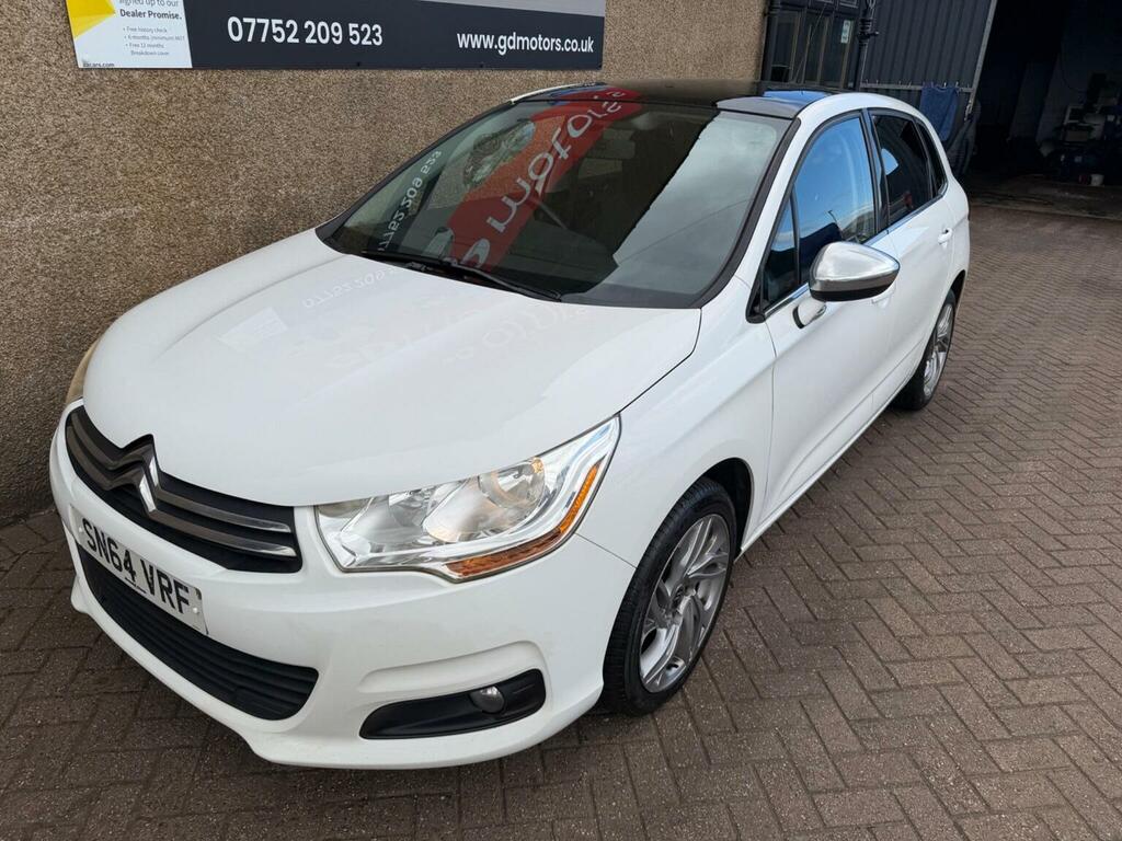 Citroen C4 Hatchback 1.6 Hdi 16V Selection Euro 5 20146 White #2