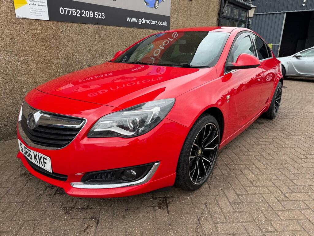Vauxhall Insignia 1.6 Cdti Sri VX Line Euro 6 Ss Red