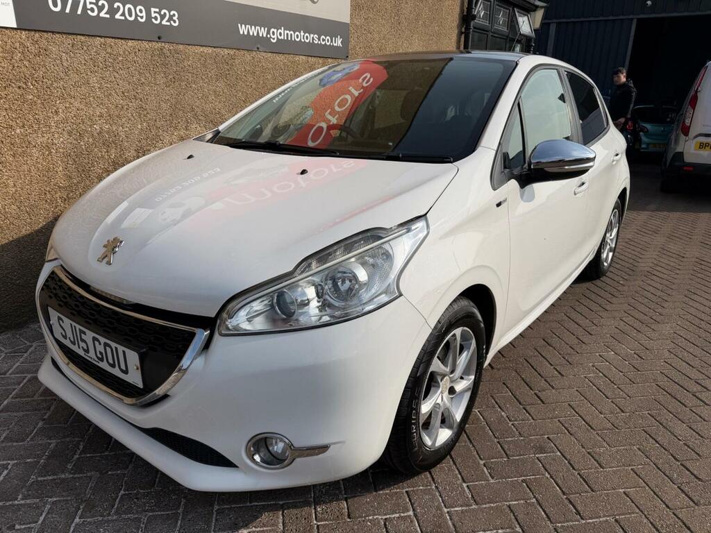 Peugeot 208 1.2 Vti Puretech Style Euro 6 White