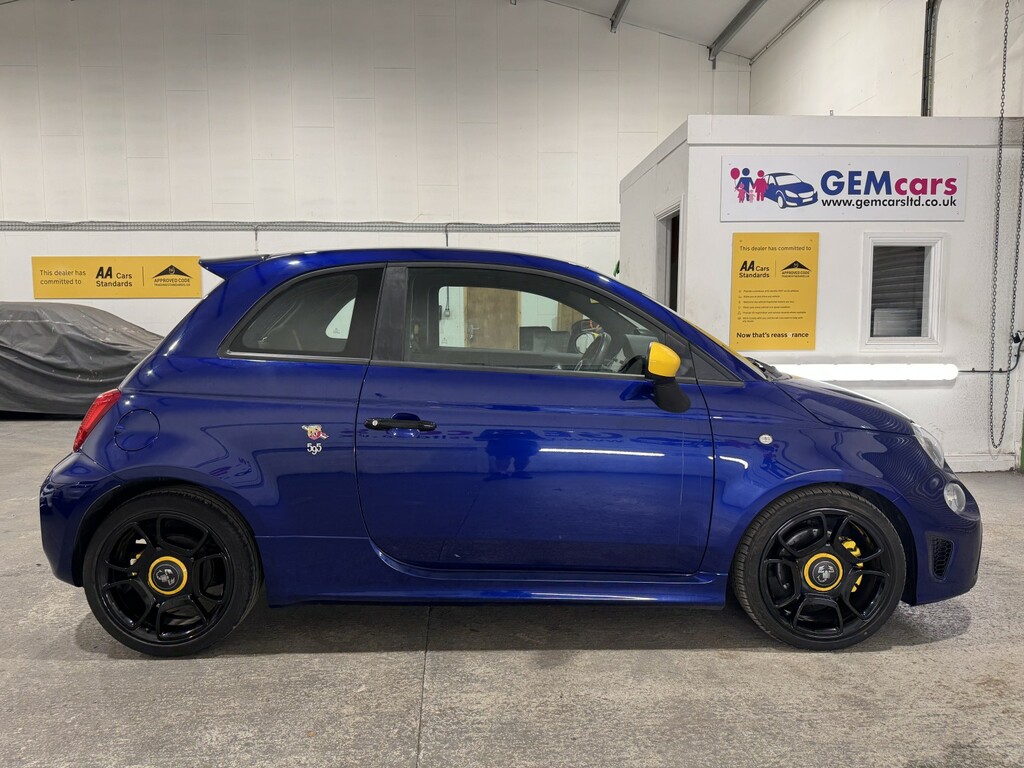 Abarth 595 Hatchback 1.4 T-jet Trofeo 201968 BP68YJU Blue #3