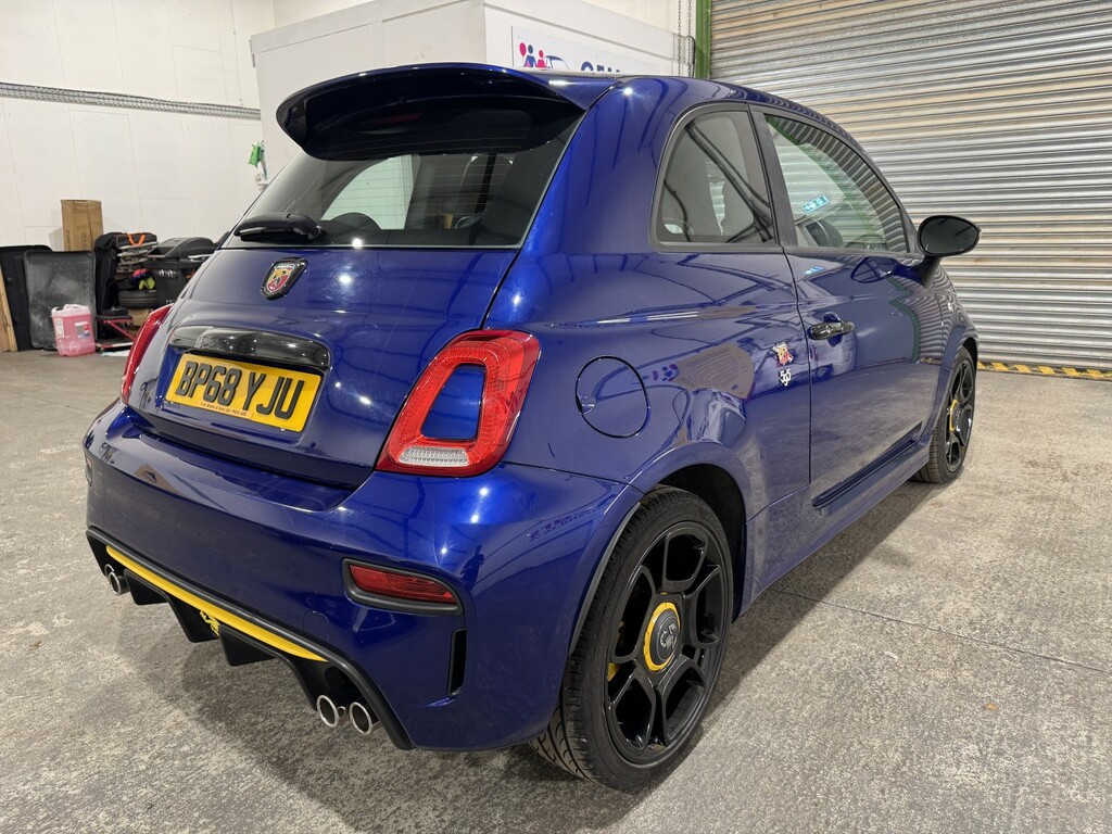 Abarth 595 Hatchback 1.4 T-jet Trofeo 201968 BP68YJU Blue #4