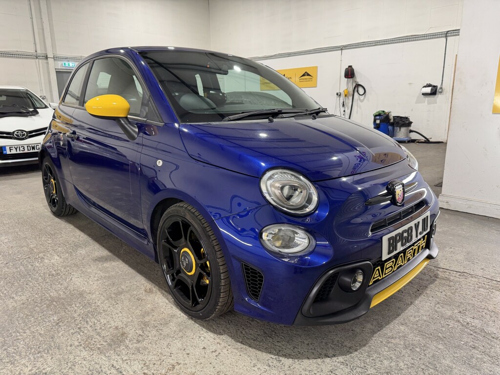 Abarth 595 Hatchback 1.4 T-jet Trofeo 201968 BP68YJU Blue #2