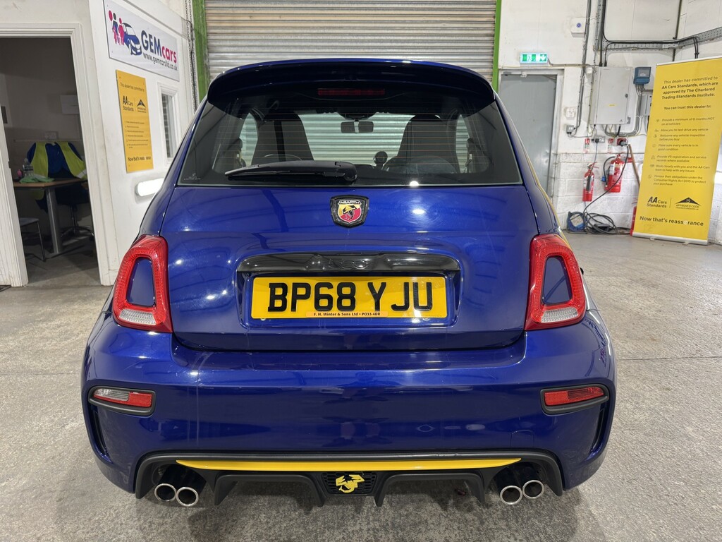 Abarth 595 Hatchback 1.4 T-jet Trofeo 201968 BP68YJU Blue #5