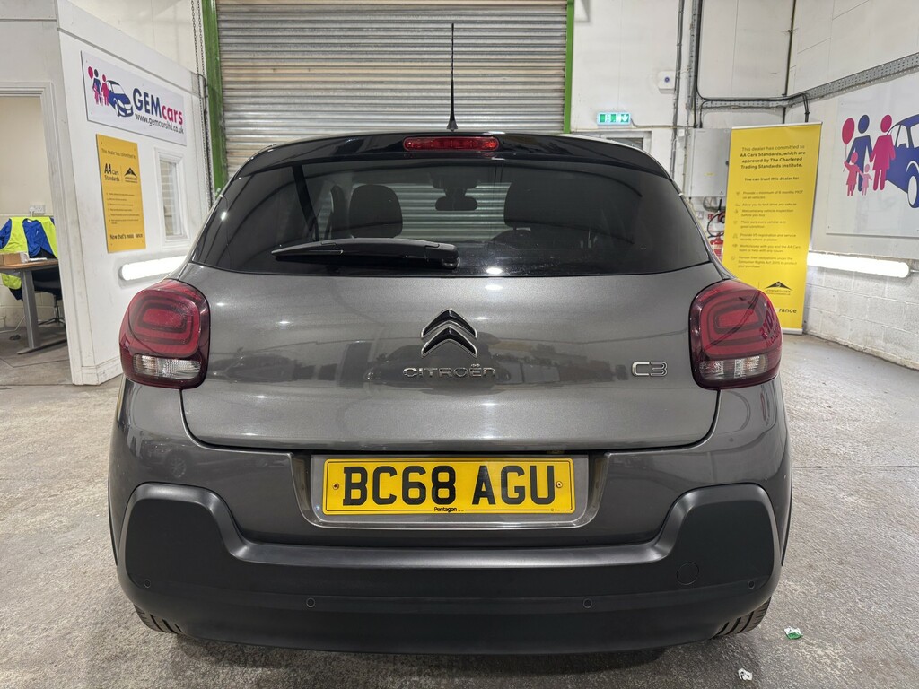 Citroen C3 Hatchback 1.2 Puretech Flair 201968 BC68AGU Grey #5