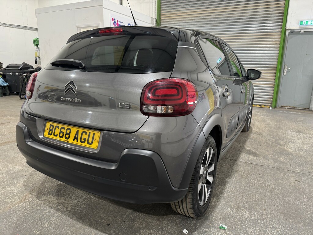 Citroen C3 Hatchback 1.2 Puretech Flair 201968 BC68AGU Grey #4