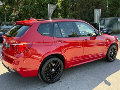 BMW X3 Xdrive20d M Sport Red #6