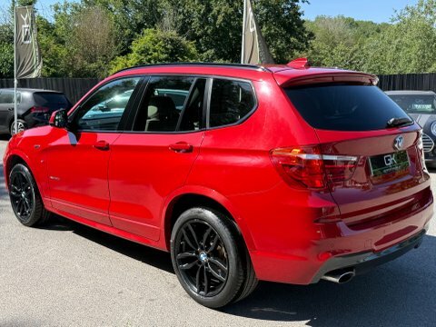 BMW X3 Xdrive20d M Sport Red #2