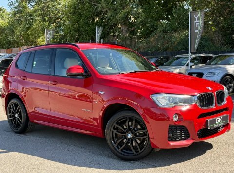 BMW X3 Xdrive20d M Sport Red