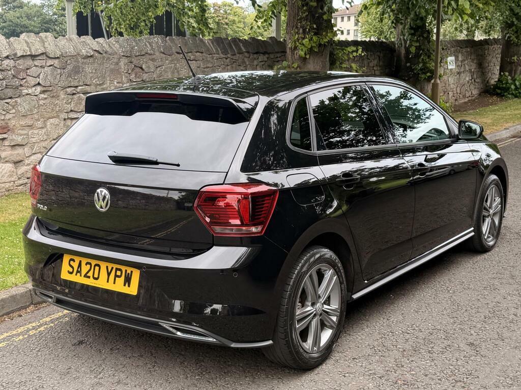 Volkswagen Polo 1.0 Tsi R-line Dsg Euro 6 S S SA20YPW Black #3
