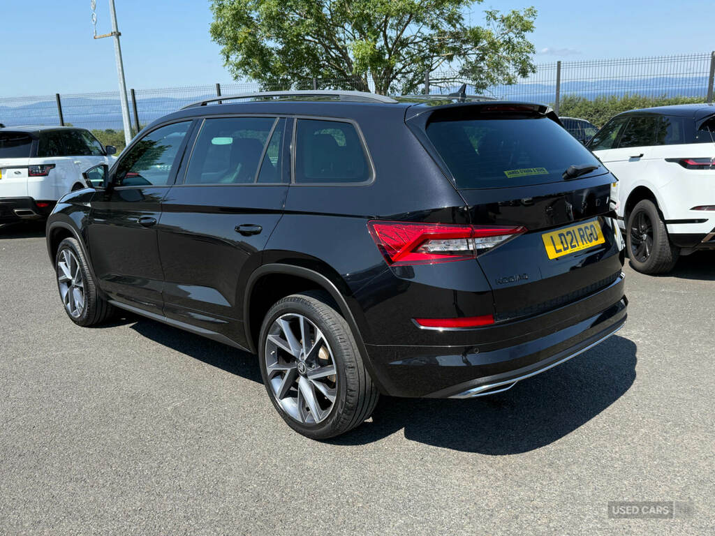 Skoda Kodiaq 2.0 Tdi 200 Sport Line 4X4 Dsg 7 Seat LD21RGO Black #5