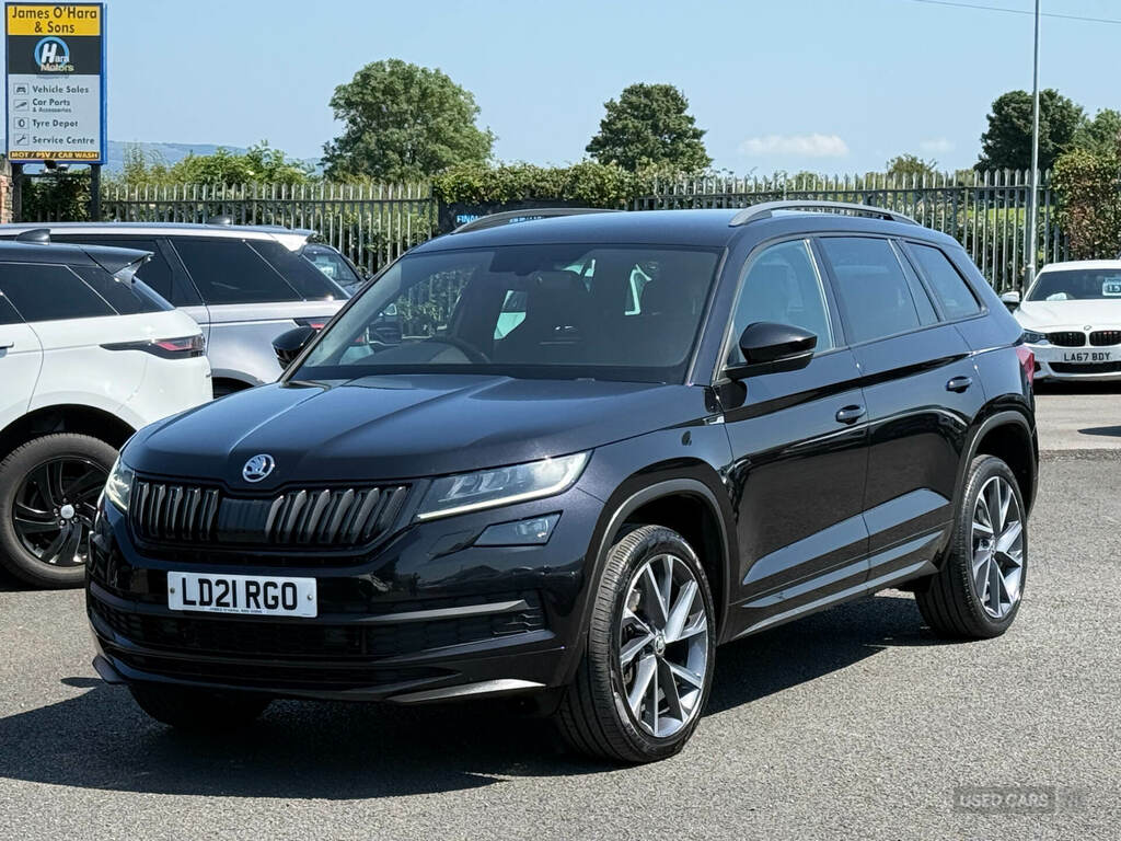 Skoda Kodiaq 2.0 Tdi 200 Sport Line 4X4 Dsg 7 Seat LD21RGO Black #2