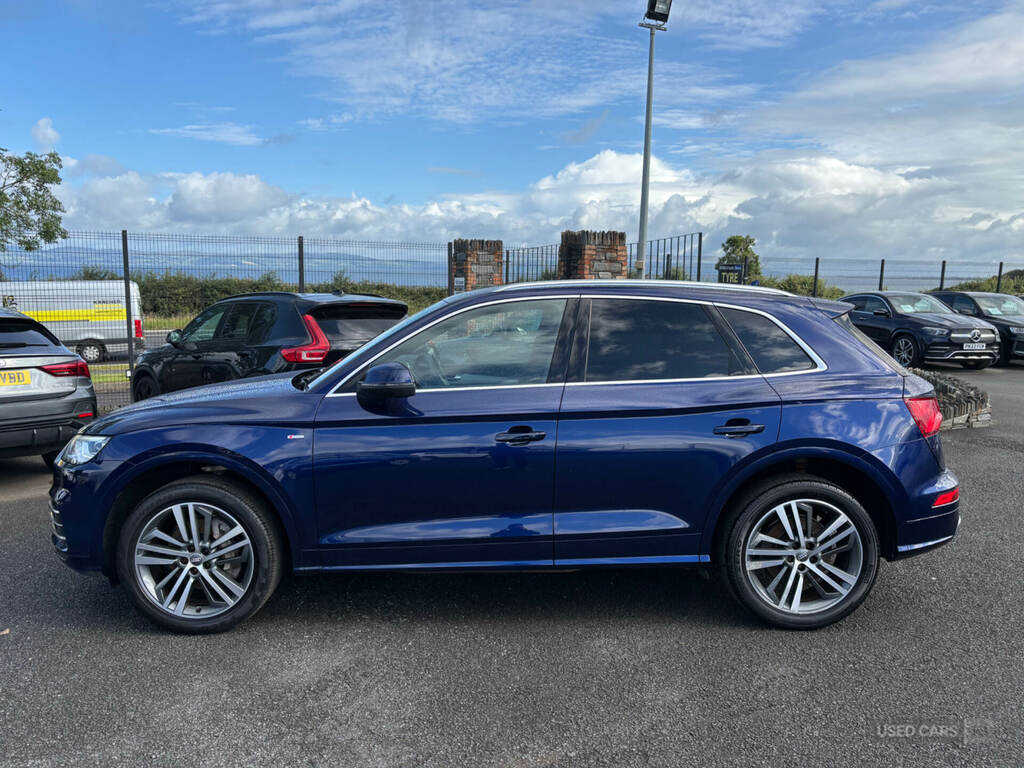 Audi Q5 2.0 Tdi Quattro S Line S Tronic E12AJF Blue #6