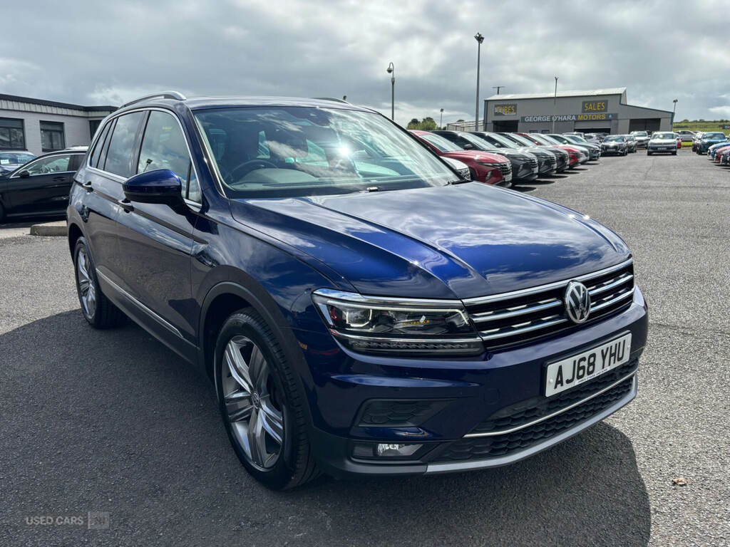 Volkswagen Tiguan 2.0 Tdi 190 4Motion Sel Dsg AJ68YHU Blue #3
