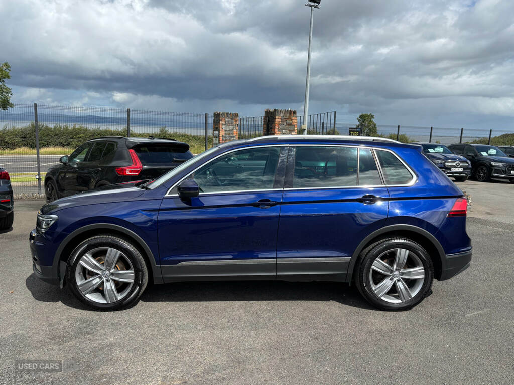 Volkswagen Tiguan 2.0 Tdi 190 4Motion Sel Dsg AJ68YHU Blue #6