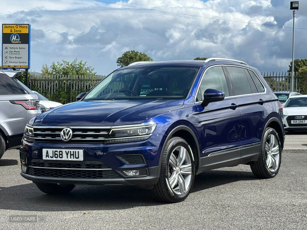 Volkswagen Tiguan 2.0 Tdi 190 4Motion Sel Dsg AJ68YHU Blue #2