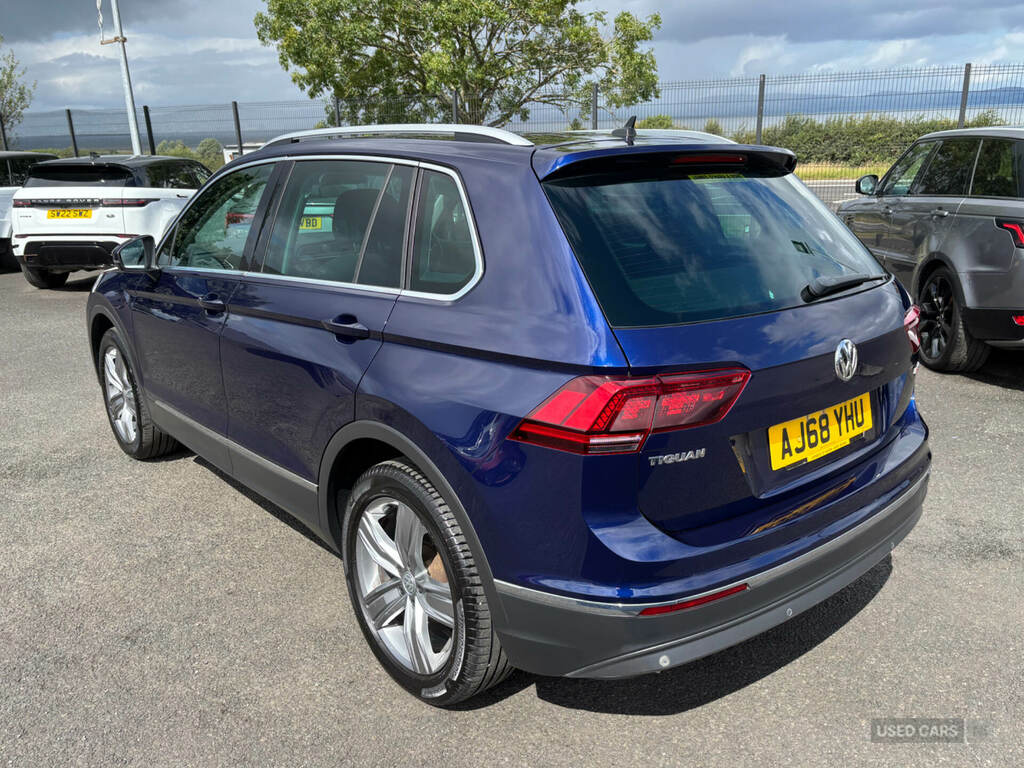 Volkswagen Tiguan 2.0 Tdi 190 4Motion Sel Dsg AJ68YHU Blue #5