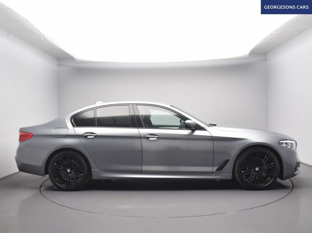 BMW 5 Series 540I M Sport Saloon YH18KNU Blue #5