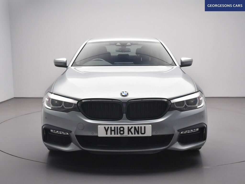 BMW 5 Series 540I M Sport Saloon YH18KNU Blue #3