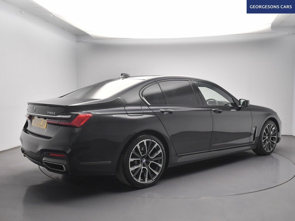 BMW 7 Series 740D M Sport Saloon Black #5