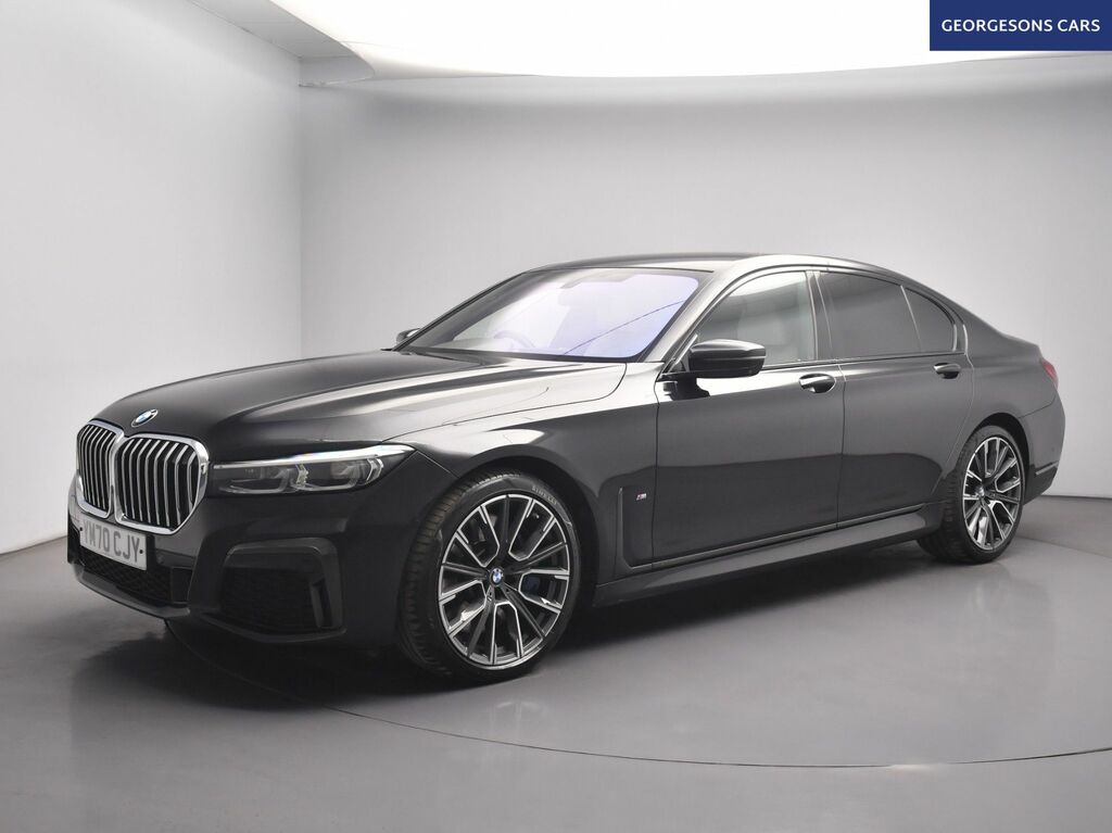 BMW 7 Series 740D M Sport Saloon Black #4