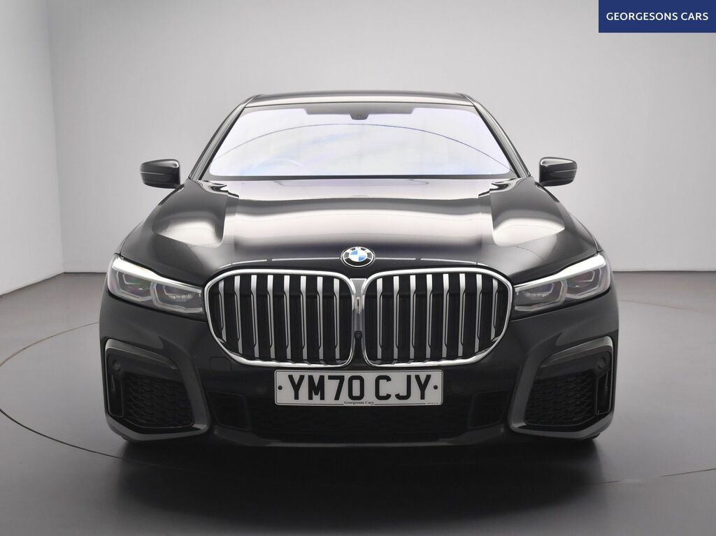 BMW 7 Series 740D M Sport Saloon Black #3