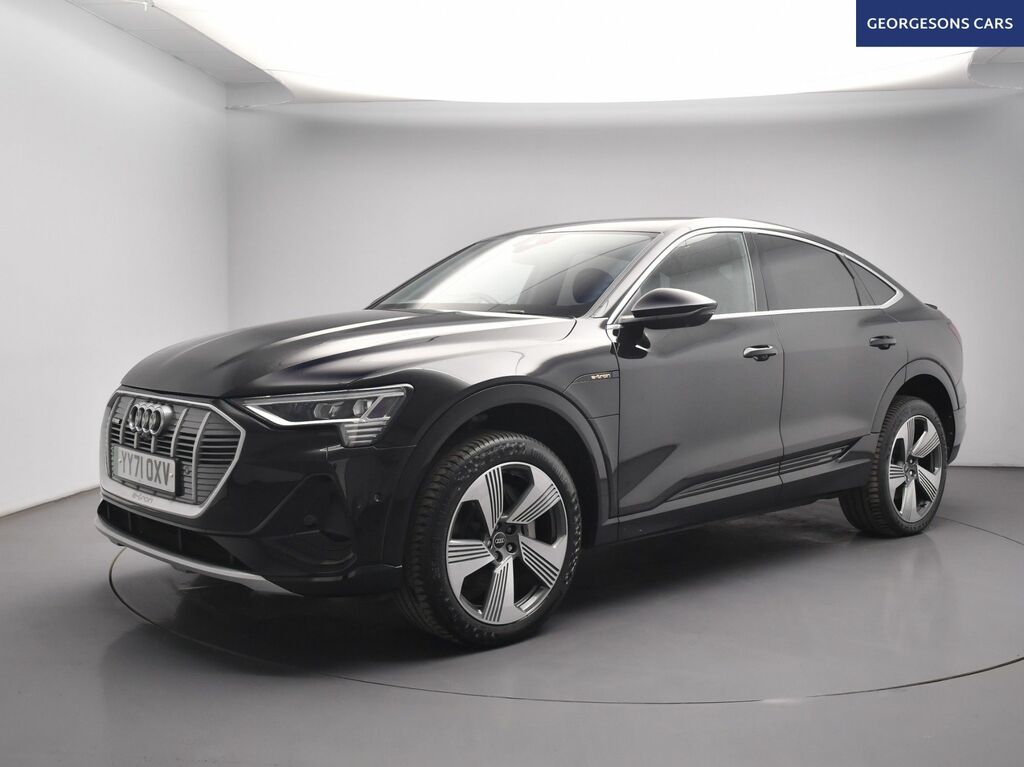 Audi E-Tron S S Line Sportback Black #4