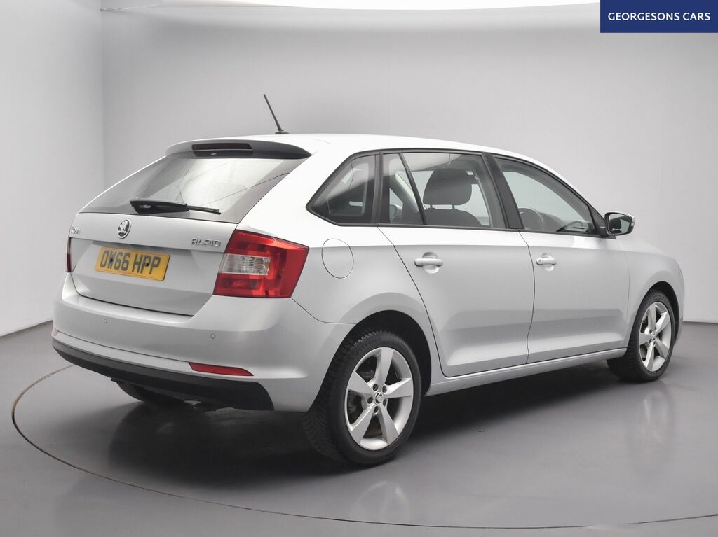 Skoda Rapid Spaceback Tdi Se Tech Hatchback Silver #6