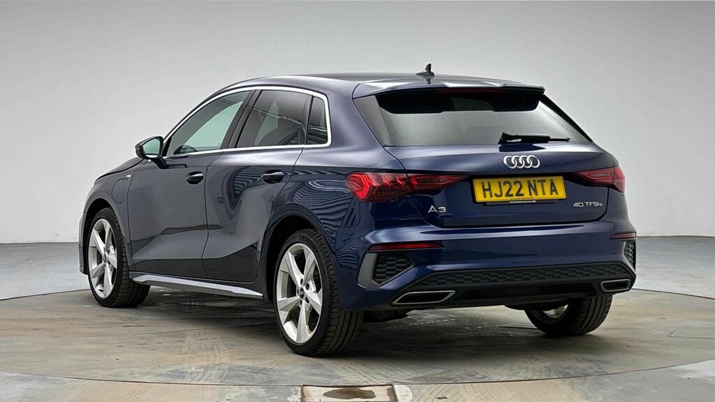 Audi A3 Tfsie 40 S Line HJ22NTA Blue #2