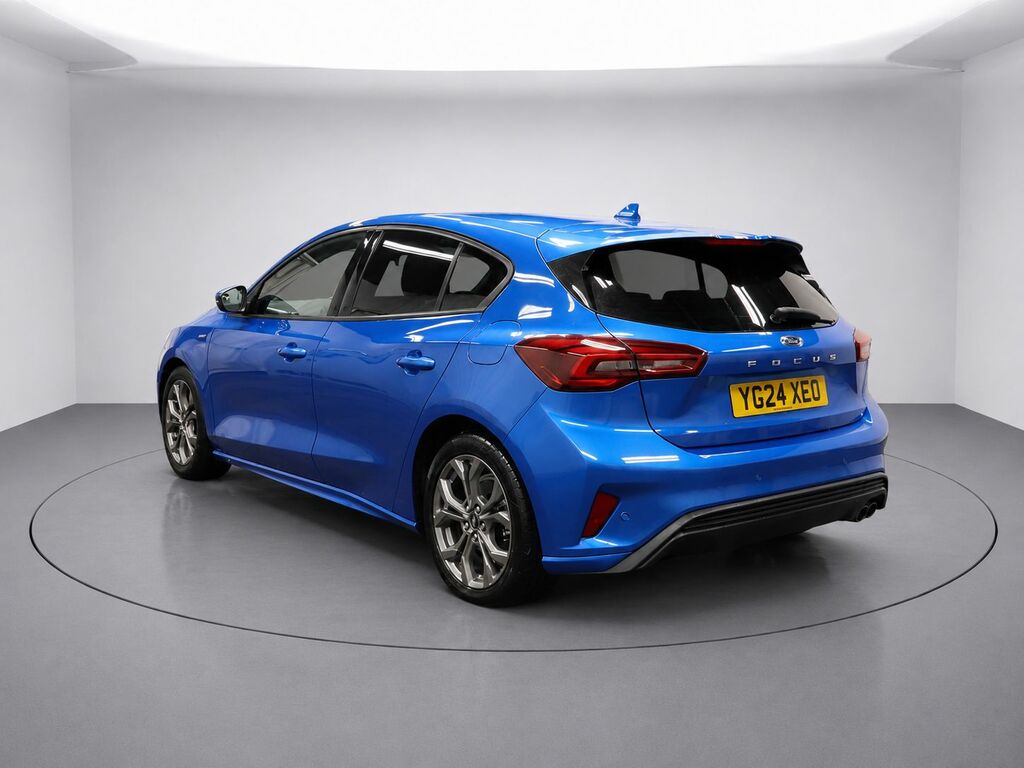 Ford Focus Ecoboost Mhev St-line Hatchback YG24XEO Blue #3