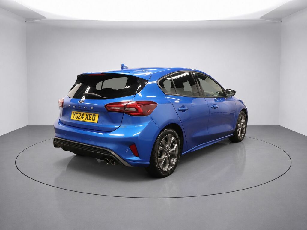 Ford Focus Ecoboost Mhev St-line Hatchback YG24XEO Blue #2
