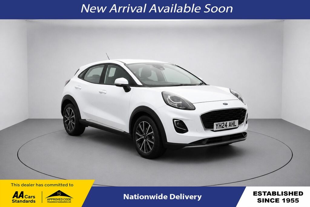 Ford Puma Ecoboost Mhev Titanium Suv White