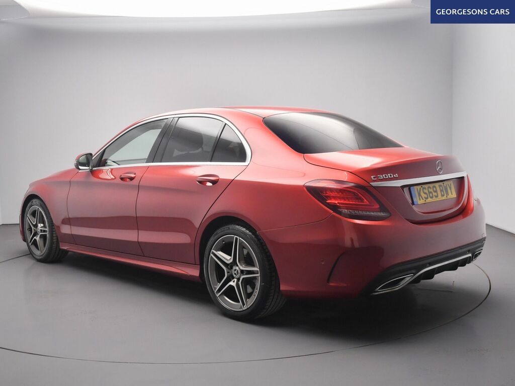 Mercedes-Benz C Class C300d Amg Line Premium Red