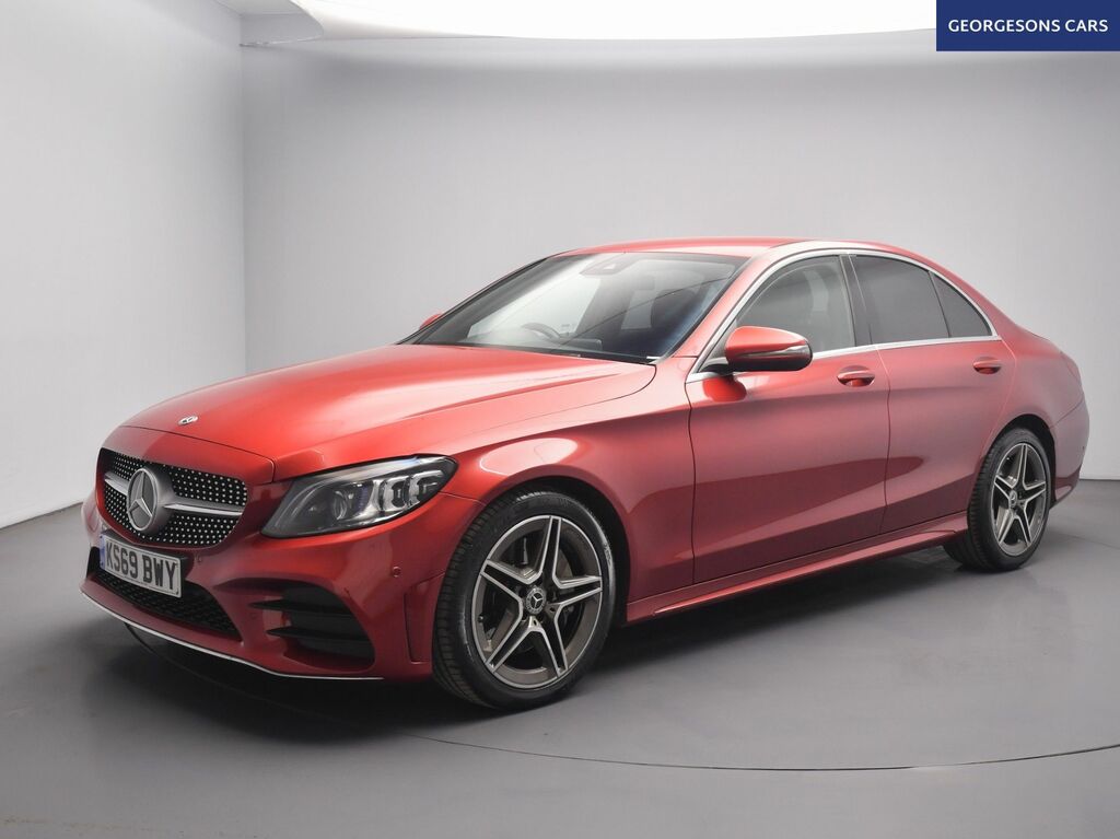 Mercedes-Benz C Class C300d Amg Line Premium Red #4