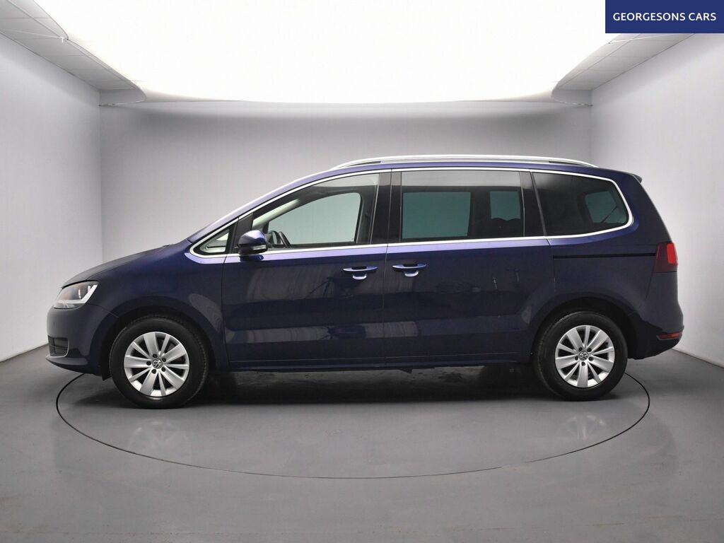 Volkswagen Sharan Tdi Se Mpv Blue #4