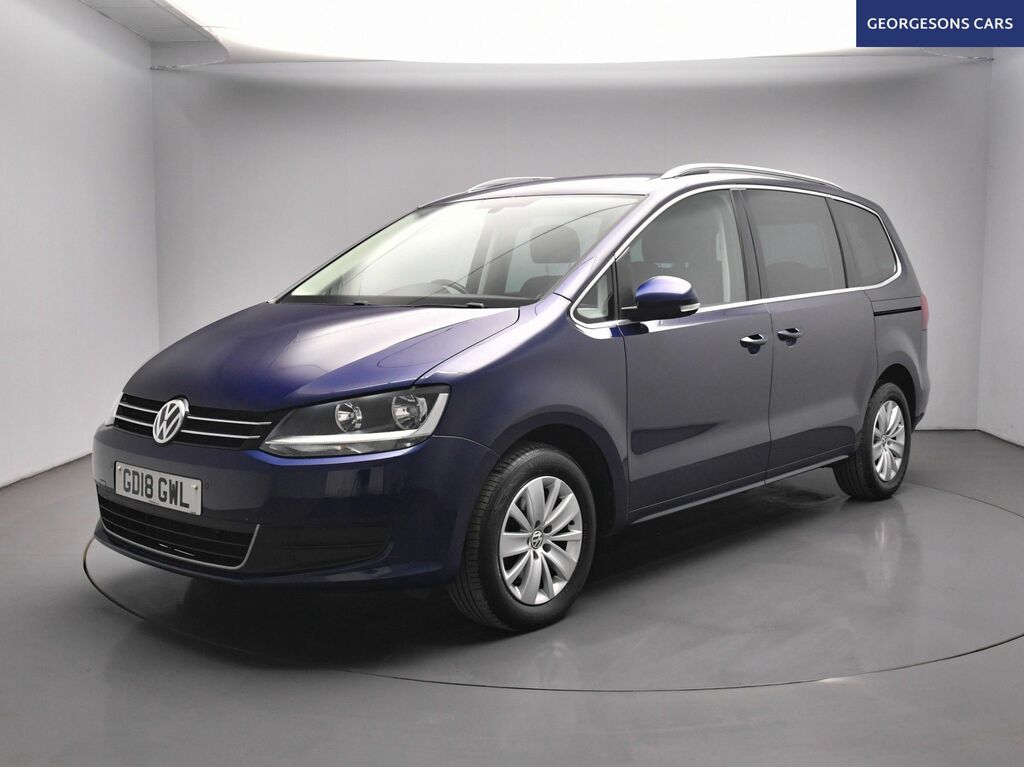 Volkswagen Sharan Tdi Se Mpv Blue #5
