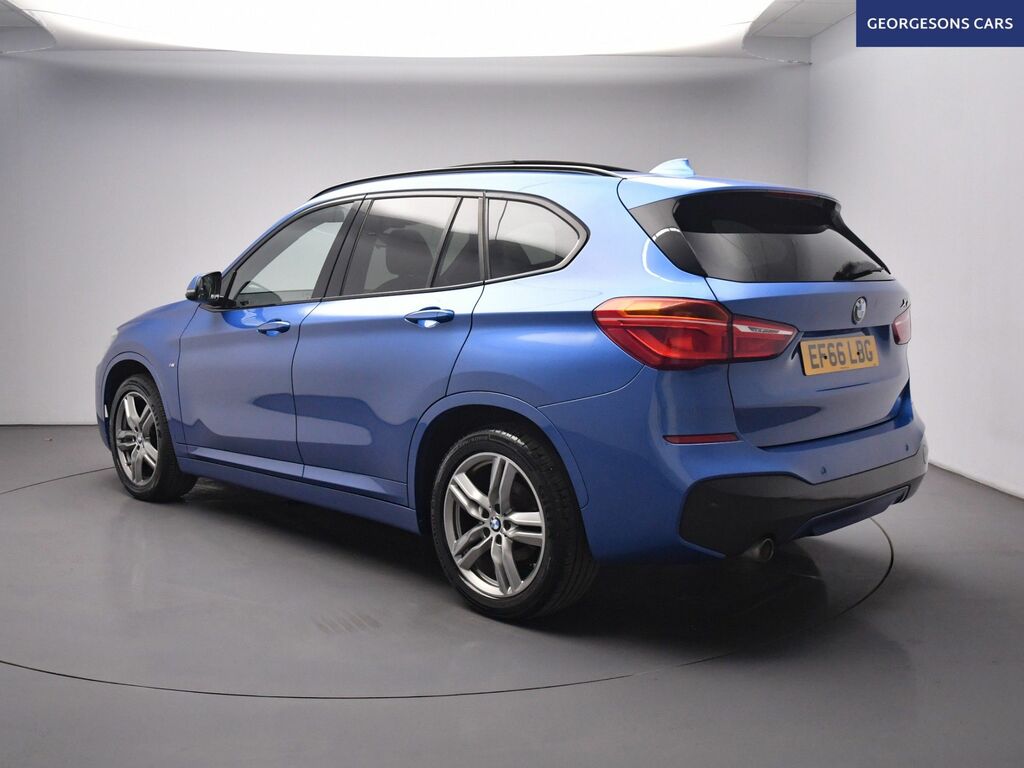 BMW X1 18D M Sport Suv EF66LBG Blue #4
