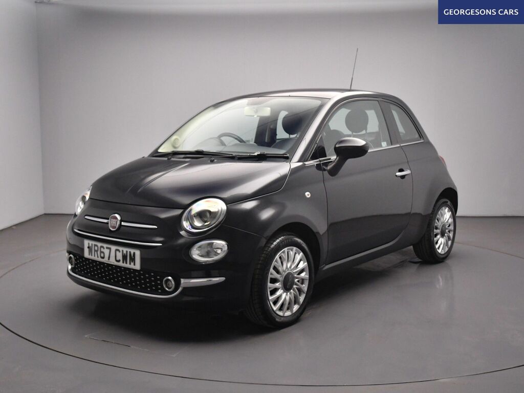 Fiat 500 Lounge Hatchback Black #4