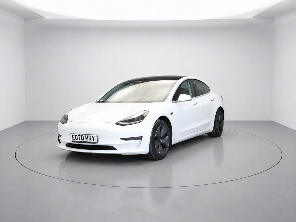 Tesla Model 3 Motor Long Range Saloon White