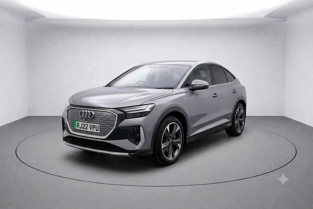 Audi Q4 E Tron S Line Sportback Grey