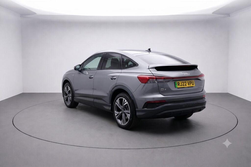 Audi Q4 E Tron S Line Sportback Grey #4