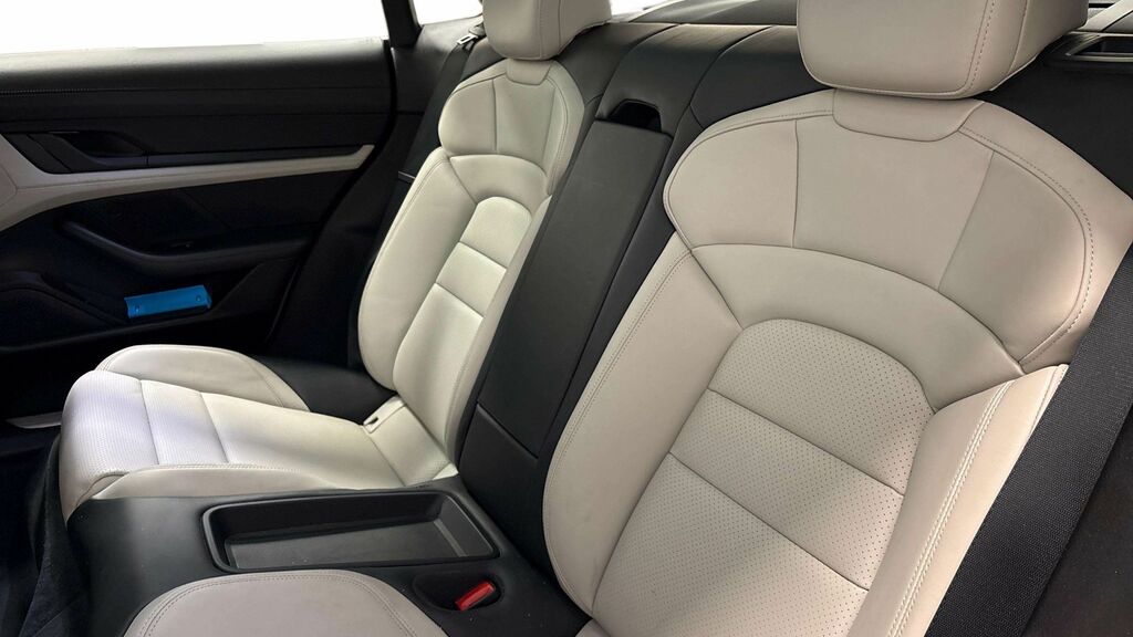 Porsche Taycan Turbo S White #9