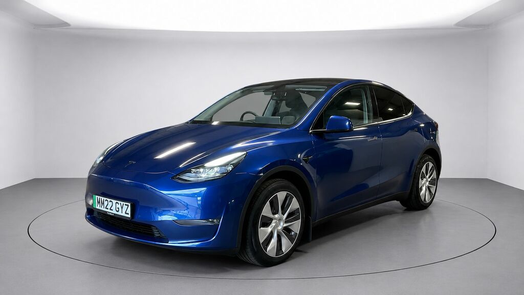 Tesla Model Y Motor Long Range Suv Blue