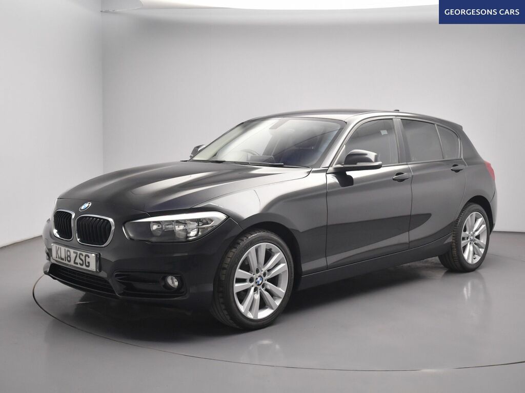 BMW 1 Series 116D Sport Hatchback Black #4