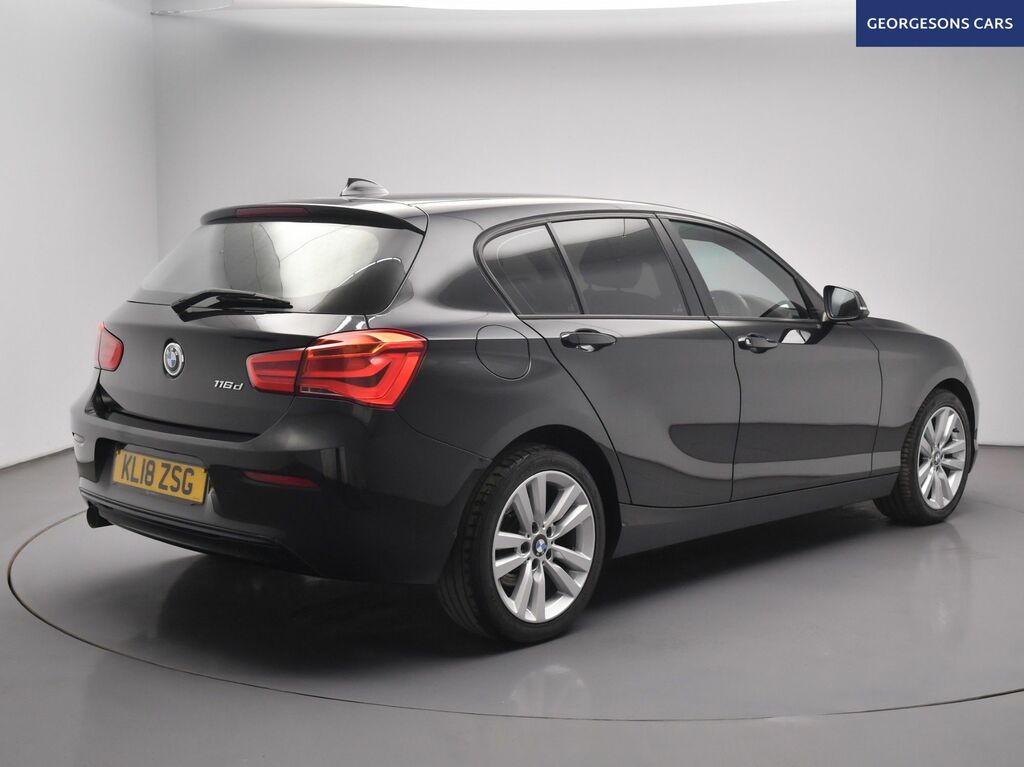 BMW 1 Series 116D Sport Hatchback Black #6