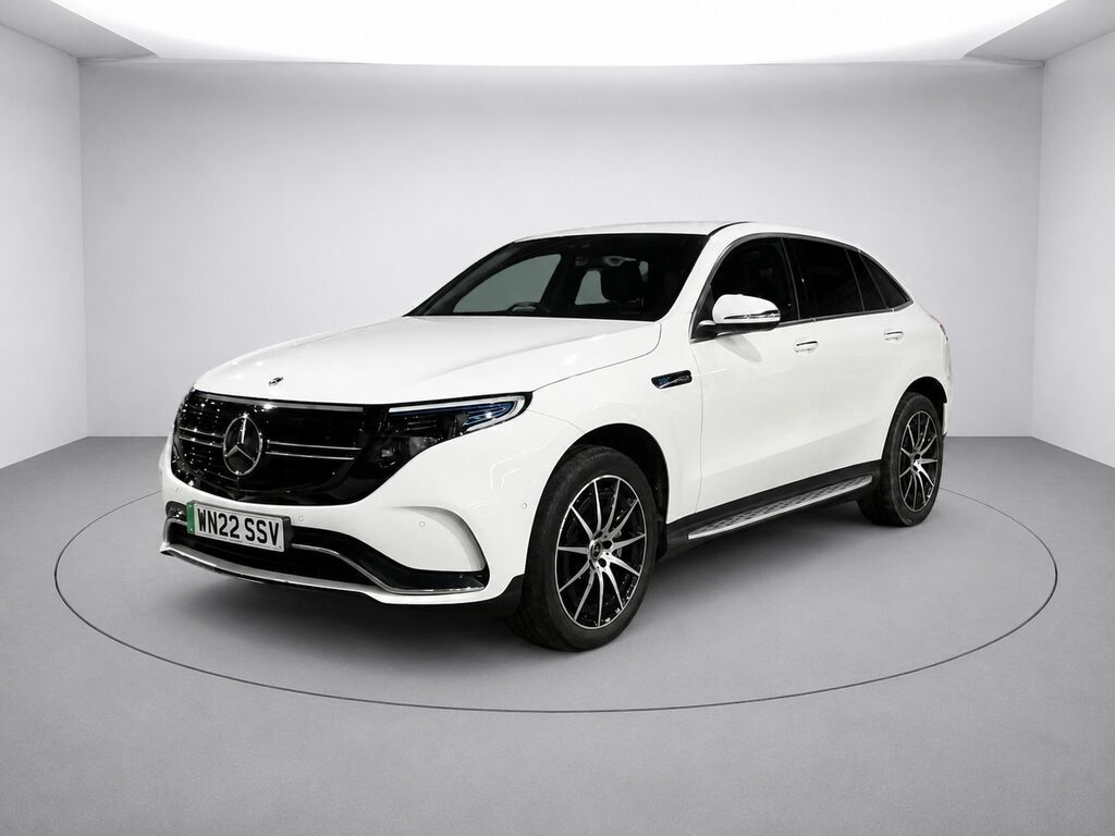 Mercedes-Benz EQC 400 80Kwh Amg Line White #2