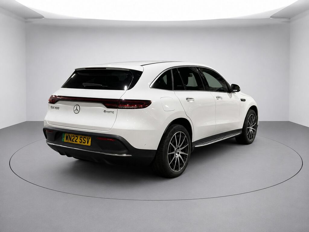 Mercedes-Benz EQC 400 80Kwh Amg Line White #5