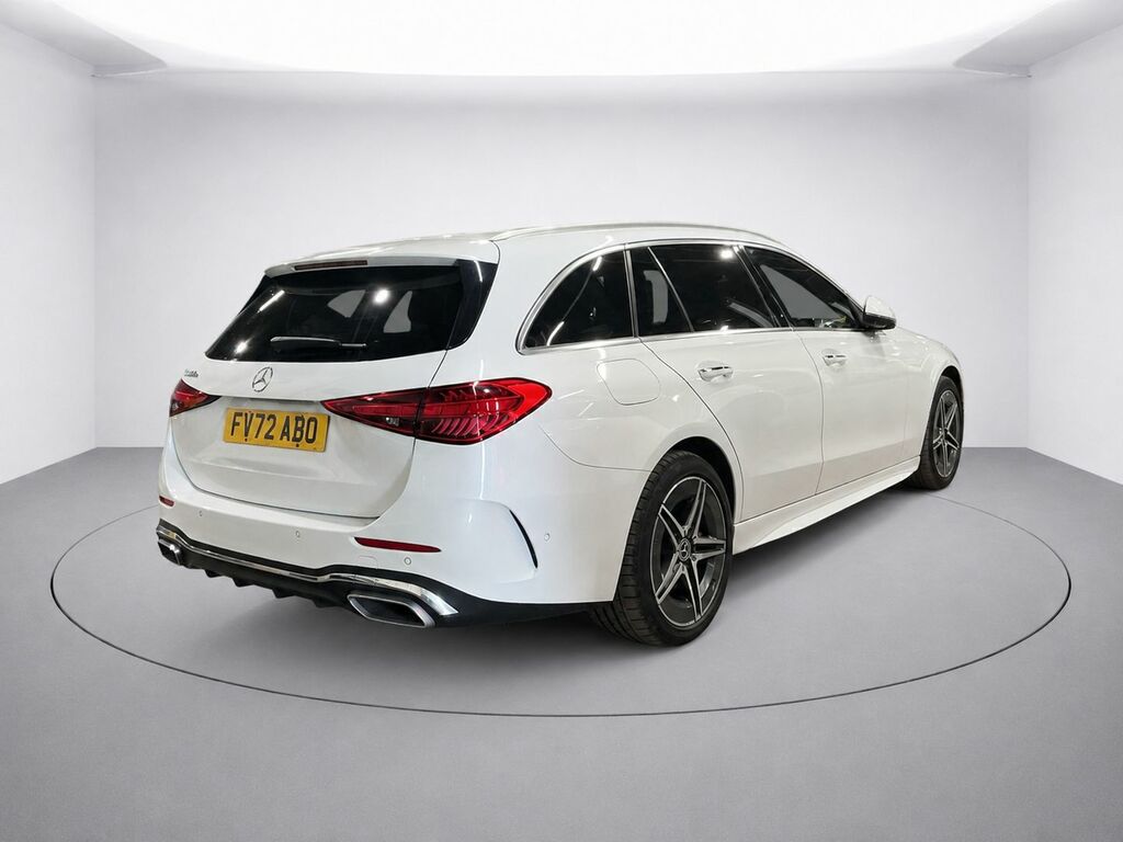 Mercedes-Benz C Class C300e 25.4Kwh Amg Line White