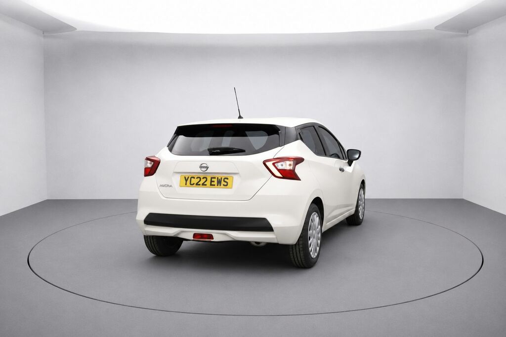 Nissan Micra Ig-t Visia Hatchback White #3