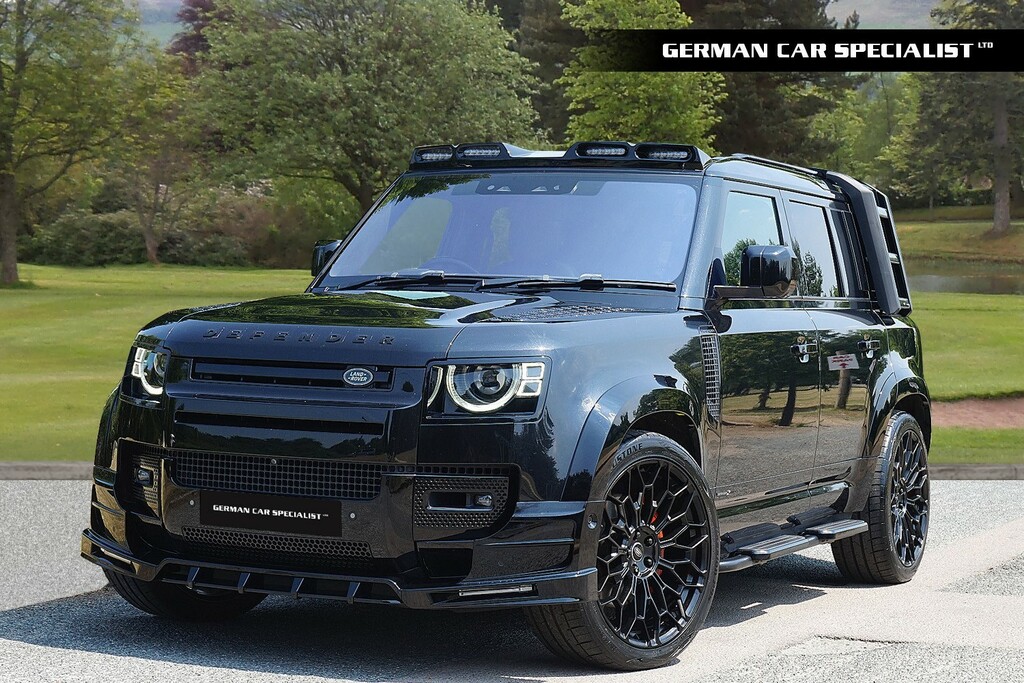 Land Rover Defender Estate Black #4